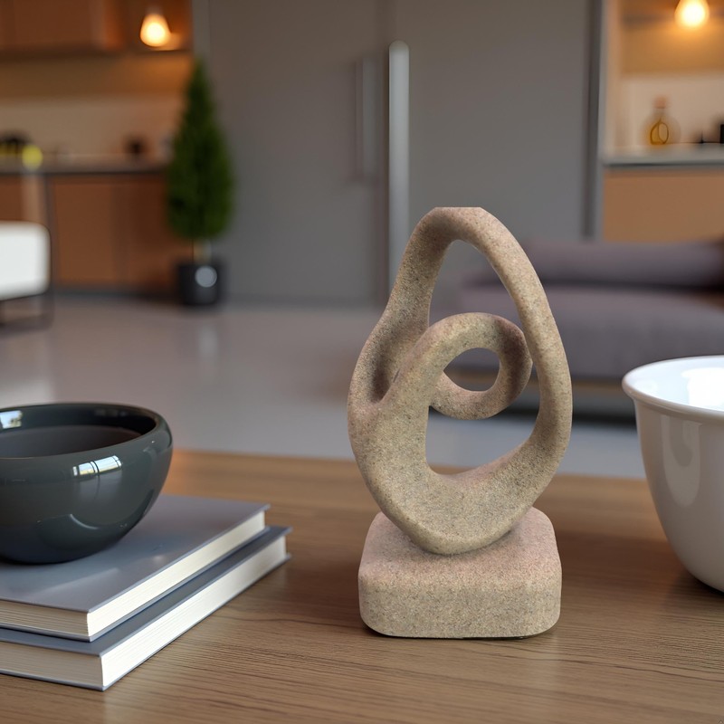 LAIKEARTS Abstract Modern Ribbon Decorative Sculpture, Knot Sculptures,Home Decor,Coffee Table