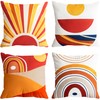 YUMYDG Set of 4 Cushion Covers 45 x 45cm Mid