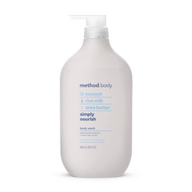 Method Body Wash, Simply Nourish, Paraben and Phthalate Free, 28 oz (Pack of 1)