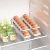 Egg Holder for Fridge, 2 Tiers Auto Rolling Forward (Can