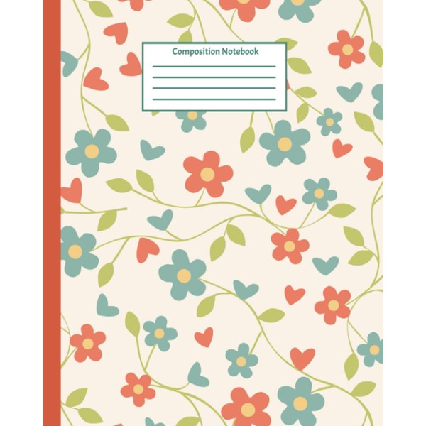 Composition Notebook: Back-to-School Notebook | Wide Ruled | 8 x
