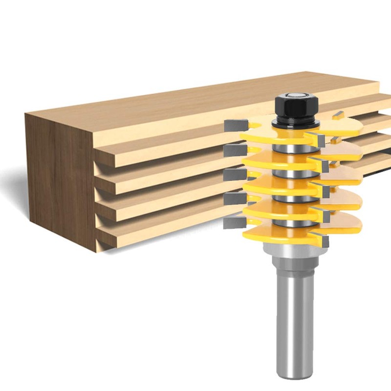 Mesee Finger Joint Router Bit, 1/2 Inch Shank Professional 5