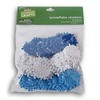 Glittery Foam Christmas Holiday Decor - Snowflake Stickers - 70