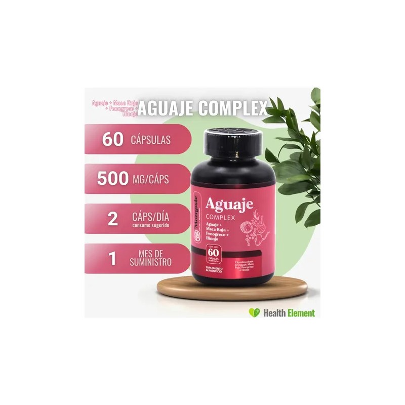 Aguaje Complex + Shatavari Balance Hormonal Y Curvas Mujer Sabor