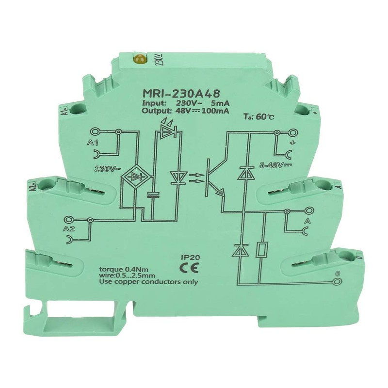 Optocoupler PLC Relay Ultra Thin 6.2mm Relay Module Input 230VAC