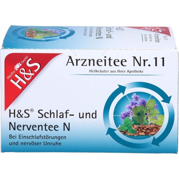 H&S Schlaf- und Nerventee N Arzneitee Nr. 11 Filterbeutel, 20 St. Filterbeutel