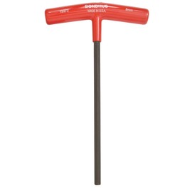 【国内正規品】BONDHUS(ボンダス) 全長229mm 六角T-ハンドル 8mm [全長:229mm 軸長:210mm ハンドル長さ:129mm] 黒染め加工 9HT8MM No.15372