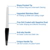 Fingernail Files (6 Pack), Metal Nail Files for Natural Nails