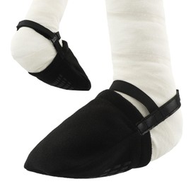 ClaspVital 2 Pack Cast Sock Cover for Foot, Toe Warmers with Velcro Adjustable Elastic Band, Supplies Applicable to Foot Surgery Recovery for Adults