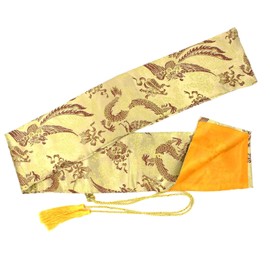 JomMart Sword Bag Gold Base Dragon Phoenix Large 135cm Storage and Carrying Case for Japanese Swords, Replica Swords, Bamboo Swords, Cosplay HB0441