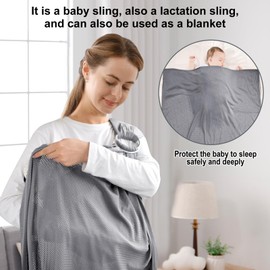 vrbabies Baby Sling Carrier,Breathable Quick Dry Ring Sling Baby Carrier Newborn to Toddler,Mesh Lightweight Baby Wrap Carrier for Summer,Swimming(7 to 22 LB)