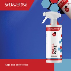 Gtechniq Panel Wipe for Car Cleaning 8.5 fl oz | Pre-Sealant, Fragrance-Free, Easy to Apply and Long-Lasting Results
