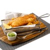Genware Stainless Steel Rectangular Fryer Serving Basket 26 x 13