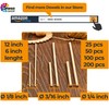 Wooden Dowel Rods – Dowels Hardwood 1/4 x 12inch Hardwood