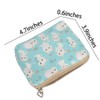 ALLITIC Small Coin Purse Women Change Purse Pouch Cute Canvas