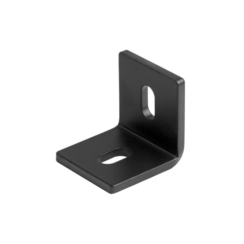 eoere 10 PCS 2" x 1-7/8" Heavy Duty Black Brackets,