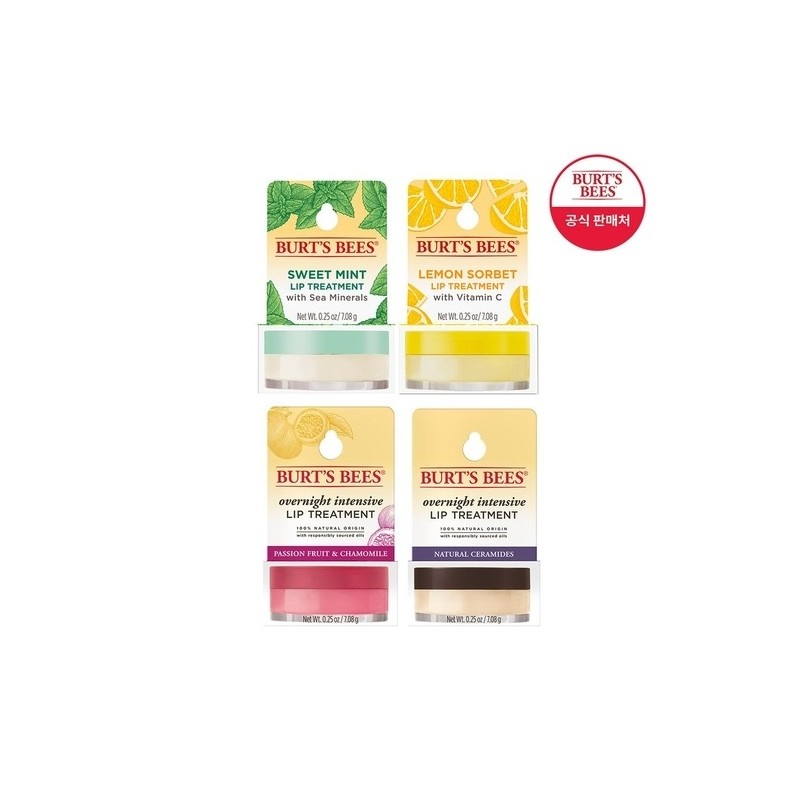 Burt's Bees Lip Treatment 7g Choose 1 / 버츠비 립트리트먼트