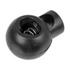 Cord Stopper, 1-Hole, Pack of 10, Black, for up to