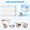 60 Count Self Cleaning Cat Litter Box Liners Bag Compatible