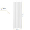 N&Y HOME Small Stall Shower Curtain Liner Fabric 32 x