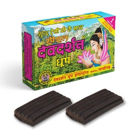 Dev-Darshan Wet Dhoop Sticks for Puja and Meditation, Natural Fragrance, 120 Sticks, Pack of 6