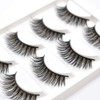 3D False Eyelashes 5 Pairs Natural Mink EyeLashes Full Strip