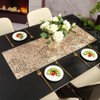 Hosoncovy Decorative Flower Dining Table Runner Table Runner Non-slip Table
