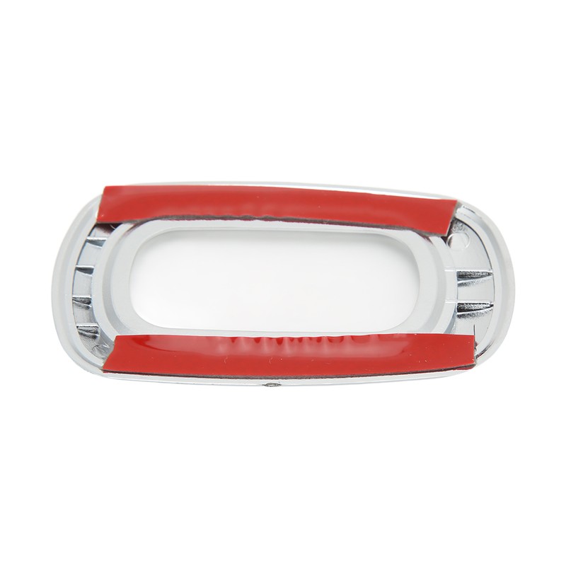 Pair Side LED Marker Light Covers Chrome Bezels Waterproof Heat