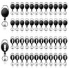 YAKESD 50 Packs Heave Duty Badge Reels Retractable with Carabiner
