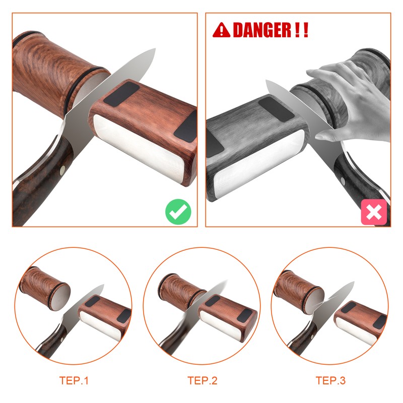 Rolling Knife Sharpener Detachable Knife Sharpening Made Easy Rolling Knife