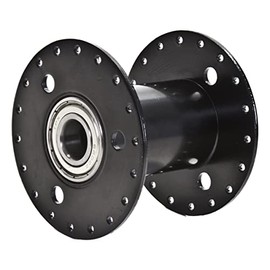SUN BICYCLES Trike Replacement Rear Hub in Black with Bearings - RR Idler - 6702194-36H x 80G