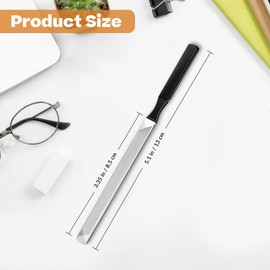 Toe Nail Files for Thick Nails,Professional Stainless Steel Nail File for Fingernails, Toenails, Scraping, Strengthening, Finger Manicure File Women Men Seniors Dogs (Small, 1, Count)