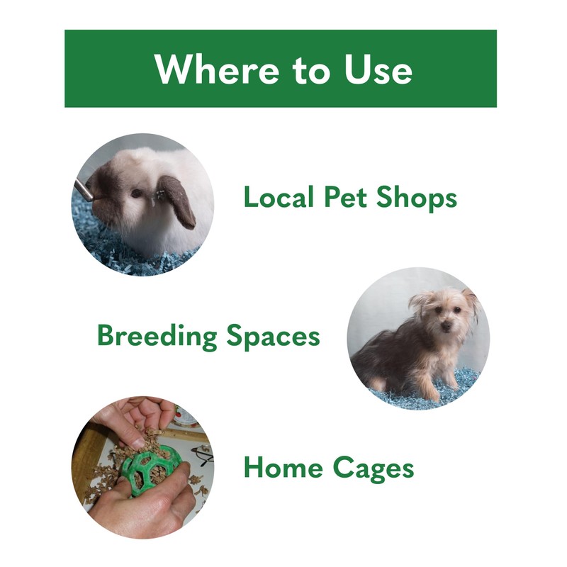 ECO BEDDING 99% Dust Free Paper Bedding for Small Pets