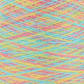 Valley Yarns 8/2 Cotton Multicolor Weaving Yarn - 16oz (454g) Spool, 3360 Yards (1360m) - 100% Unmercerized Cotton 2 Ply Yarn - Cotton Candy Pink - Perfect For Dish Towels, Placemats & Table Linen