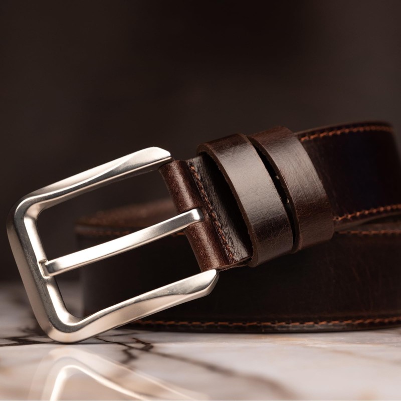 PATIKIL Leather Loop Keeper, Pack of 4 Leather Loops Belt