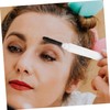 VICASKY Portable Dual Ended Eyebrow Brush Eyelash Comb Compact Grooming