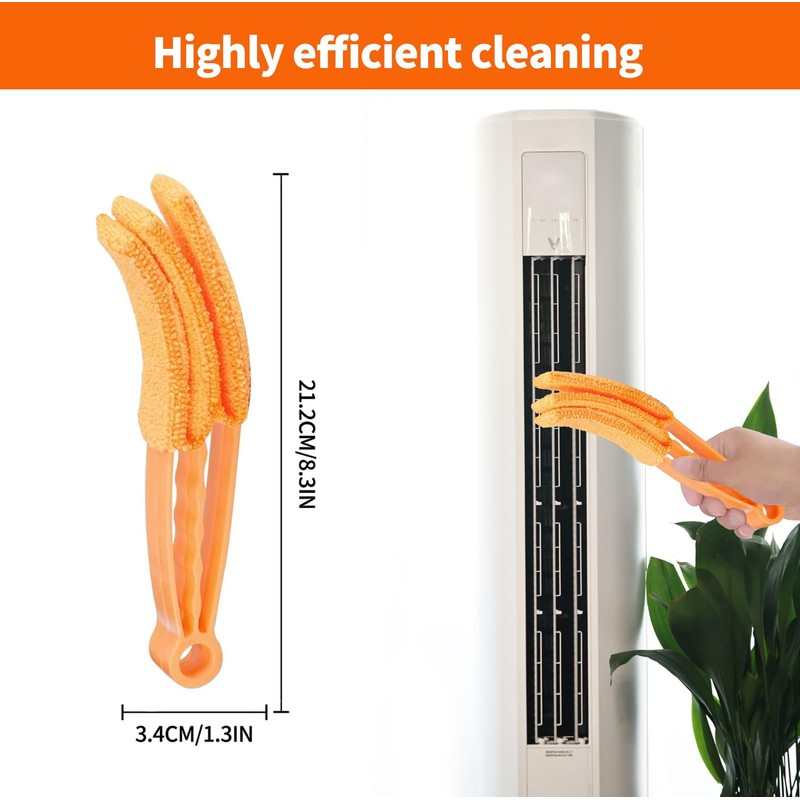 LZJPECES 6 Pcs Window Venetian Blind Cleaner Duster Tool, Microfiber