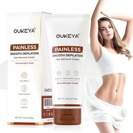 Oukya Crema Depilatoria Para Mujeres Y Hombres, Para Piel Se