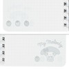 Sanrio 430773 My Melody Slim Ring Notebook with Elastic Band
