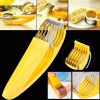 Unbranded Banana Slicer Fruit Knife Kitchen Gadget Bar Tools Veggie