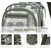 Lroiutian Clear Backpack for School Girls Boys Heavy Duty Transparent