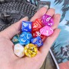QMAY 12-Piece Polyhedral Dice Set, Table Game Dice for Dungeons