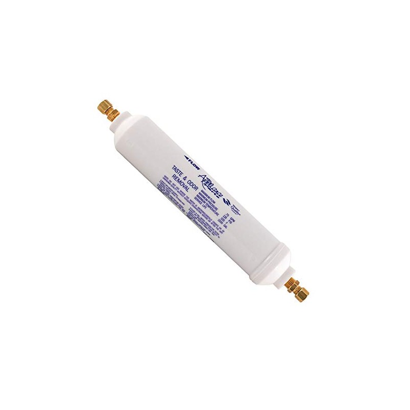 EZ-Flo 10 Inch Line Water Filter, Brass 1/4 Inch MIP