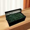 Tisspoms 2LB Crinkle Cut Paper Shred Filler, Dark Green Paper