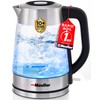 MUELLER HOME Rapid Boil Electric Tea Kettle 1.8L – Borosilicate