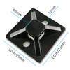 HS HS Cable Tie Mounts Self Adhesive with Screw Hole