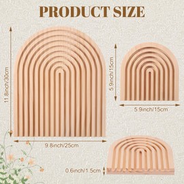 Farerkass Decorative Wooden Chopping Board, Set of 2 Wooden Board, Decoration, Pine Wood Board, Wall Shelf, Photo Shelf, Table Decoration, Dresser Room Decoration, Serving Board Decoration for