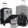 KEYTANG Classic KT777-20KPLUS2-BK-327, Black, Carry on-3 Pieces