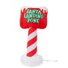 HoliScapes® Vintage Santa Runway Lights with Santa Landing Zone Inflatable
