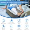 KingPavonini 4-Height Adjustable Leg Elevation Pillows for After Surgery, Injuries,